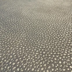 Sofa Dolcevita Leder 4 Piumone Vintage Grigio Graubeige Gestell Metall Verchromt Schwarz