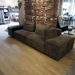 Sofa Domino Inklusive Rollelement Hauptstoff Maple 192 Grau Fuß Kunststoff