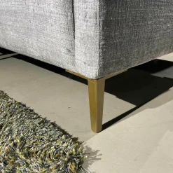 Sofa Doppelsitzer Seat Indigo Stoff 23092 Mit 2 Zierkissen