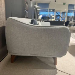 Sofa Drive Stoff D Cielo 6356 Blau mit 2 Kissen