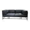 Sofa Easy Pieces 2 Leder La Plume 5663 99 Anthrazit Rahmen Schwarz Pulverbeschichtet
