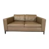 Sofa Foster 503 20 Leder Elen Fango Braun Gestell Schwarz Verchromt Inklusive Kunststoffgleiter
