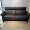Sofa Gomera Zweisitzer Leder 18/7106 Dunkelbraun Savana 2 Armlehnen abklappbar