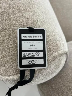 Sofa Grande Soffice Zweisitzer Stoff Tasty Soft T8575-21 Grau