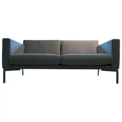 Sofa Jason 390 25 FLFR 2,5 Sitzig Stoff Summit Chalk Grau Gestell Velourmatt Grau