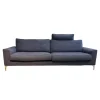 Sofa Jon Edwards Bodenfrei Bezug Stoff Spring Ip1764-454 Grau Füße Metall