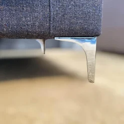 Sofa Jon Edwards Bodenfrei Bezug Stoff Spring Ip1764-454 Grau Füße Metall