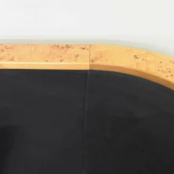 Sofa La Difference Stoff Alcantara Schwarz Mit 2 Kissen