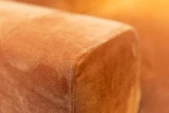 Sofa Liam 9LI204 Stoff Koala 129 C Orange Fuß B Lack Bronze 0PM18