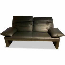 Sofa Linea Mobil JR 8780 Leder Fuerte Schwarz