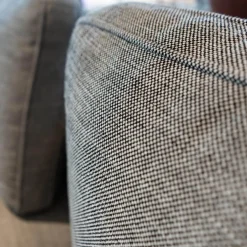 Sofa Liv Stoff 18 100 Grau Gestell Verkehrsschwarz Mit Rückenkissen Ruk 535 84 Stoff Grau