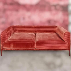 Sofa Loop 2/75 Stoff Glory IP1791-262 Rot Füße Rot