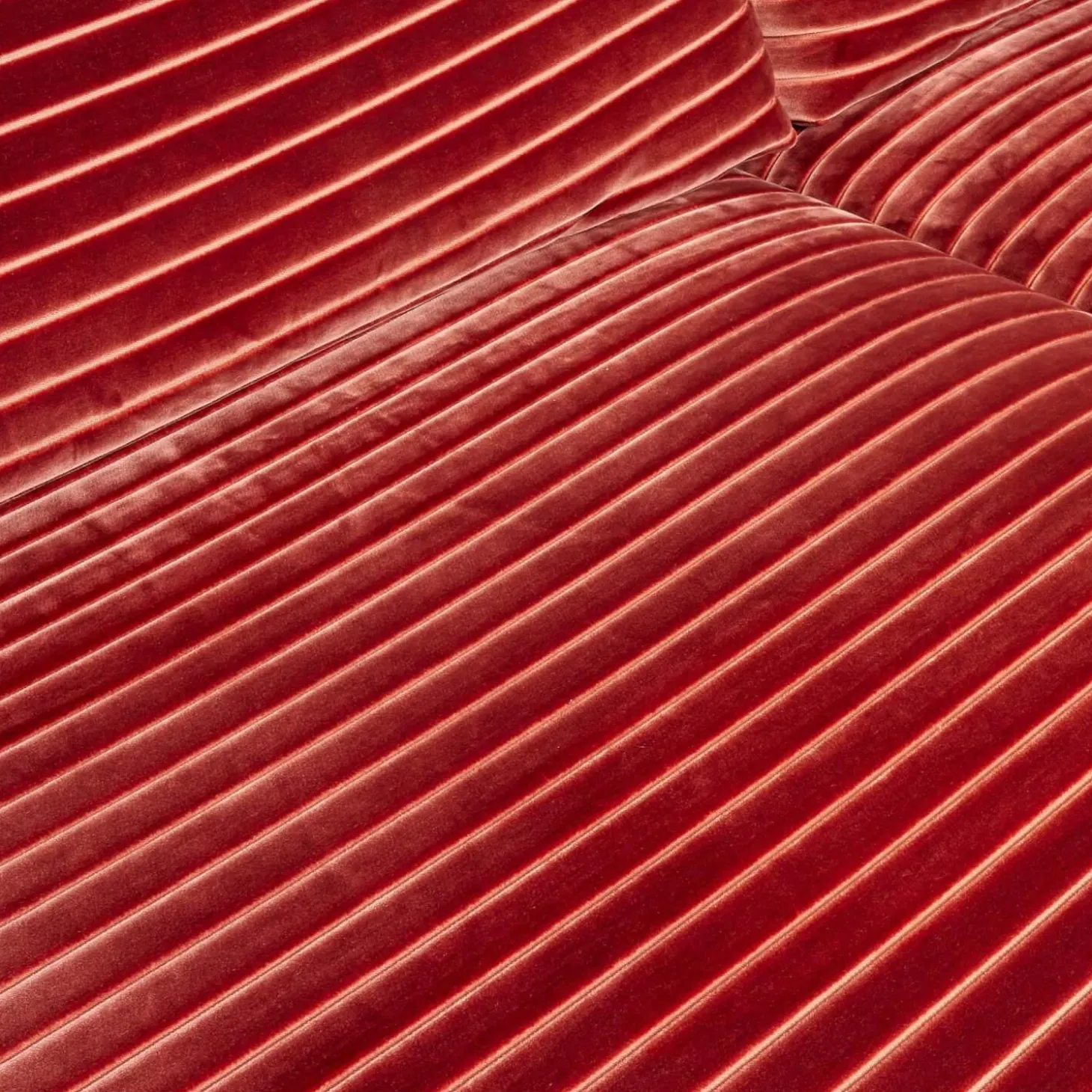 Sofa Loop 2/75 Stoff Glory IP1791-262 Rot Füße Rot