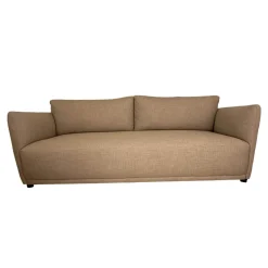 Sofa Lua 66902 10 01 Stoff Menba Dess Beige Füße Schwarzer Kunststoff