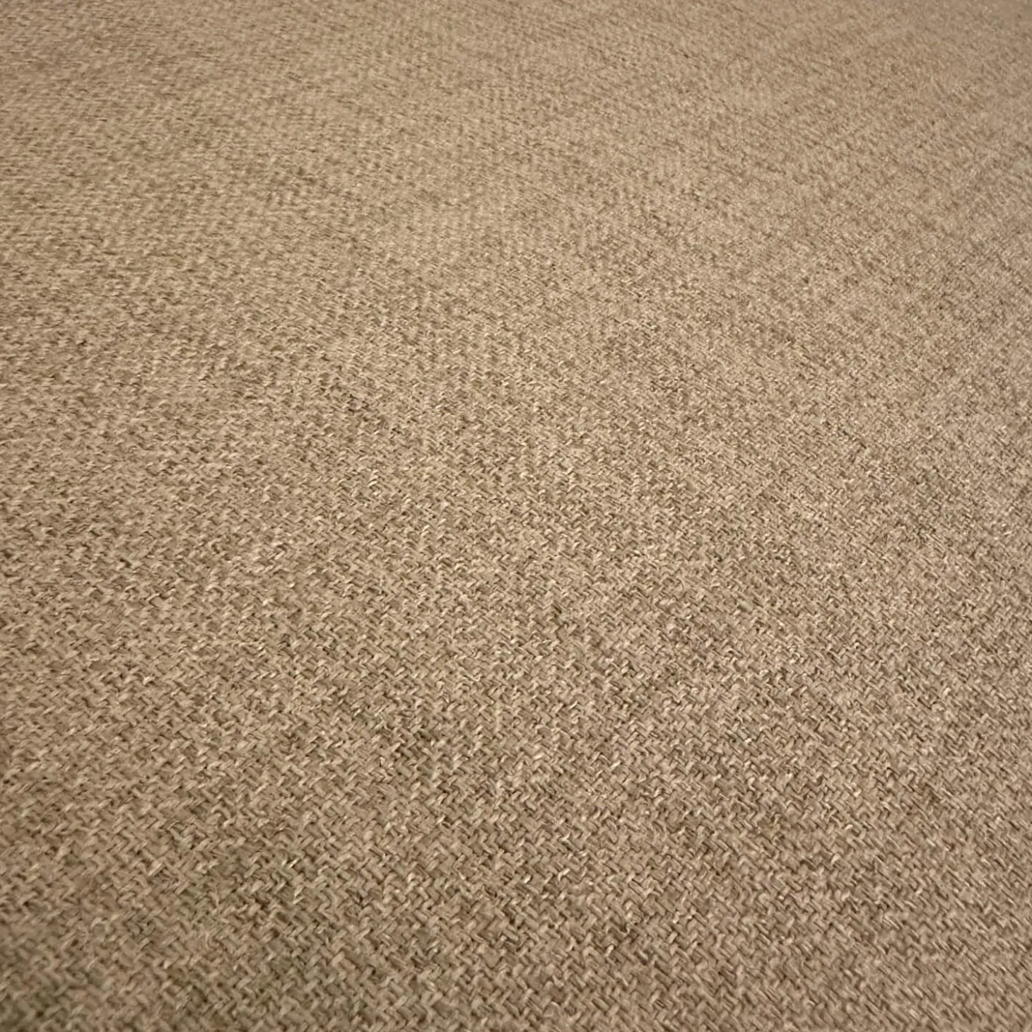 Sofa Lua 66902 10 01 Stoff Menba Dess Beige Füße Schwarzer Kunststoff