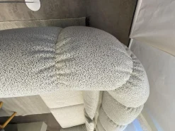 Sofa Magnolia Stoff 5275 0041 Grau Gestell Metall Schwarz Pulverbeschichtet