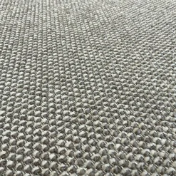 Sofa Mia Stoff Sahco Safire 0004 Hellgrau mit 5 Kissen