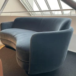 Sofa Miles Lounge Stoff Grau