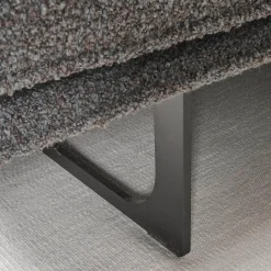 Sofa mit Longchair Cube Air Stoff Cooper BW1779-191 Grau