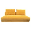 Sofa Moss 74211 Bezug Stoff 8164 Curry Gelb Füße Feinstruktur Schwarzbraun