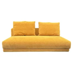 Sofa Moss 74211 Bezug Stoff 8164 Curry Gelb Füße Feinstruktur Schwarzbraun