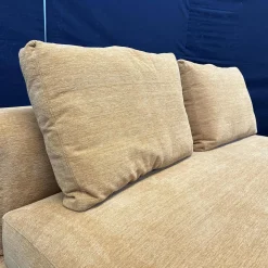 Sofa Moss 74211 Bezug Stoff 8164 Curry Gelb Füße Feinstruktur Schwarzbraun