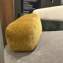 Sofa Mosspink Stoff 4401 92 Grau 75 Gelb 45 Creme 35 Grün 80 Rosa Füße Eiche Dunkel Geölt