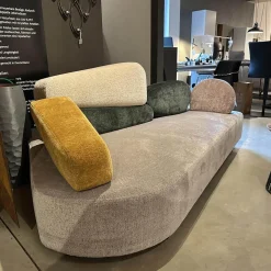 Sofa Mosspink Stoff 4401 92 Grau 75 Gelb 45 Creme 35 Grün 80 Rosa Füße Eiche Dunkel Geölt