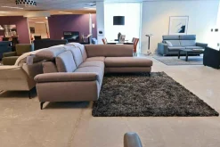 Sofa MR9200 Stoff Nevio Stone mit Funktionen