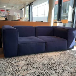 Sofa Neowall Stoff Crush II Navy K5033 105