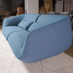 Sofa Nook Innen Stoff 8214 Blau Petrol Außen Stoff 8206 Nordic Blau