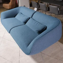 Sofa Nook Innen Stoff 8214 Blau Petrol Außen Stoff 8206 Nordic Blau