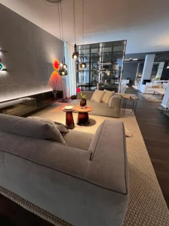 Sofa Perry Stoff Grau 542 Hellgrau Mit Keder Und Kissen