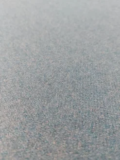 Sofa Room Art Stoff Lana Petrol Blau Fuß Aluminium Rund Inklusive 2 Spitzkissen