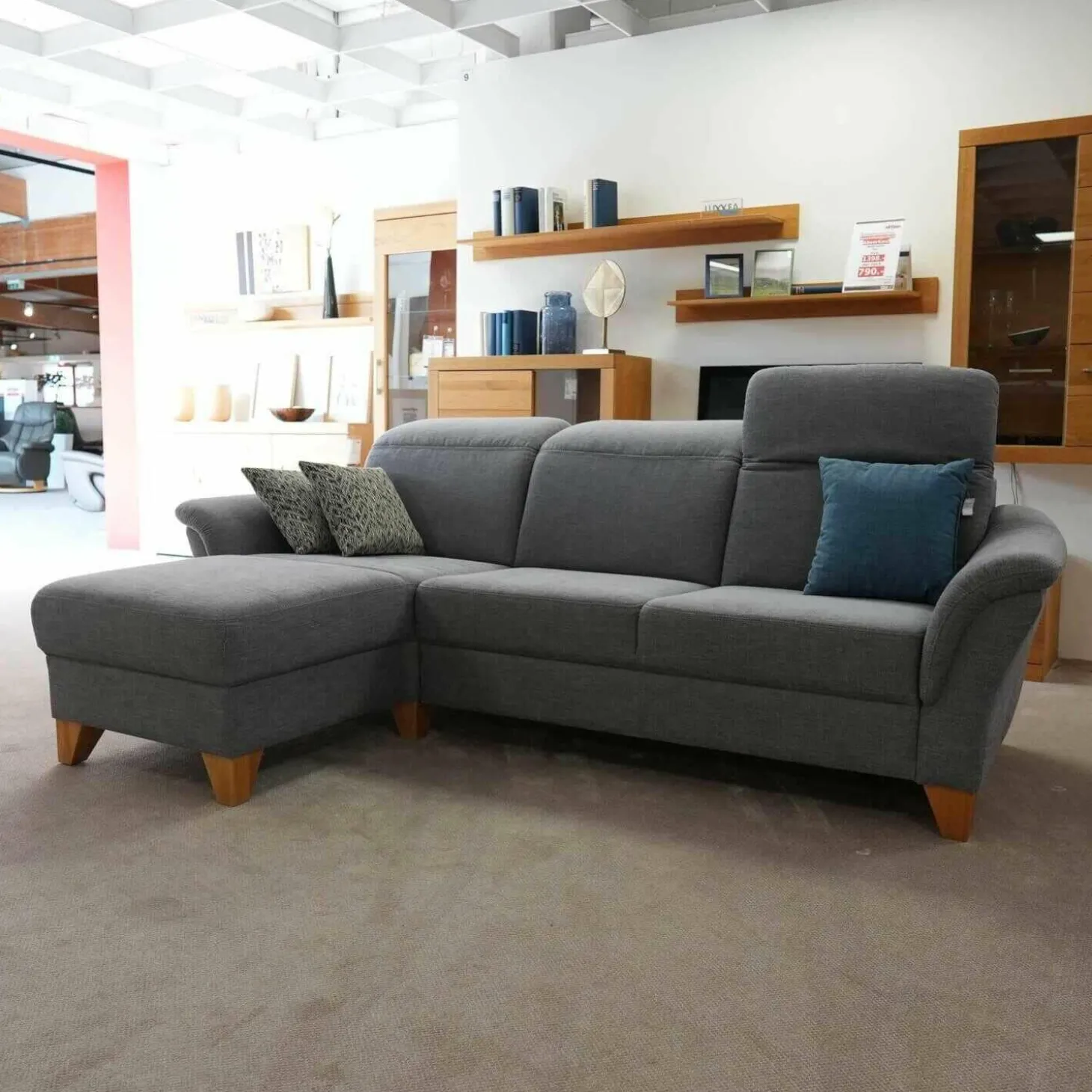 Sofa S189 Calisto Stoff 0815 Grau 18