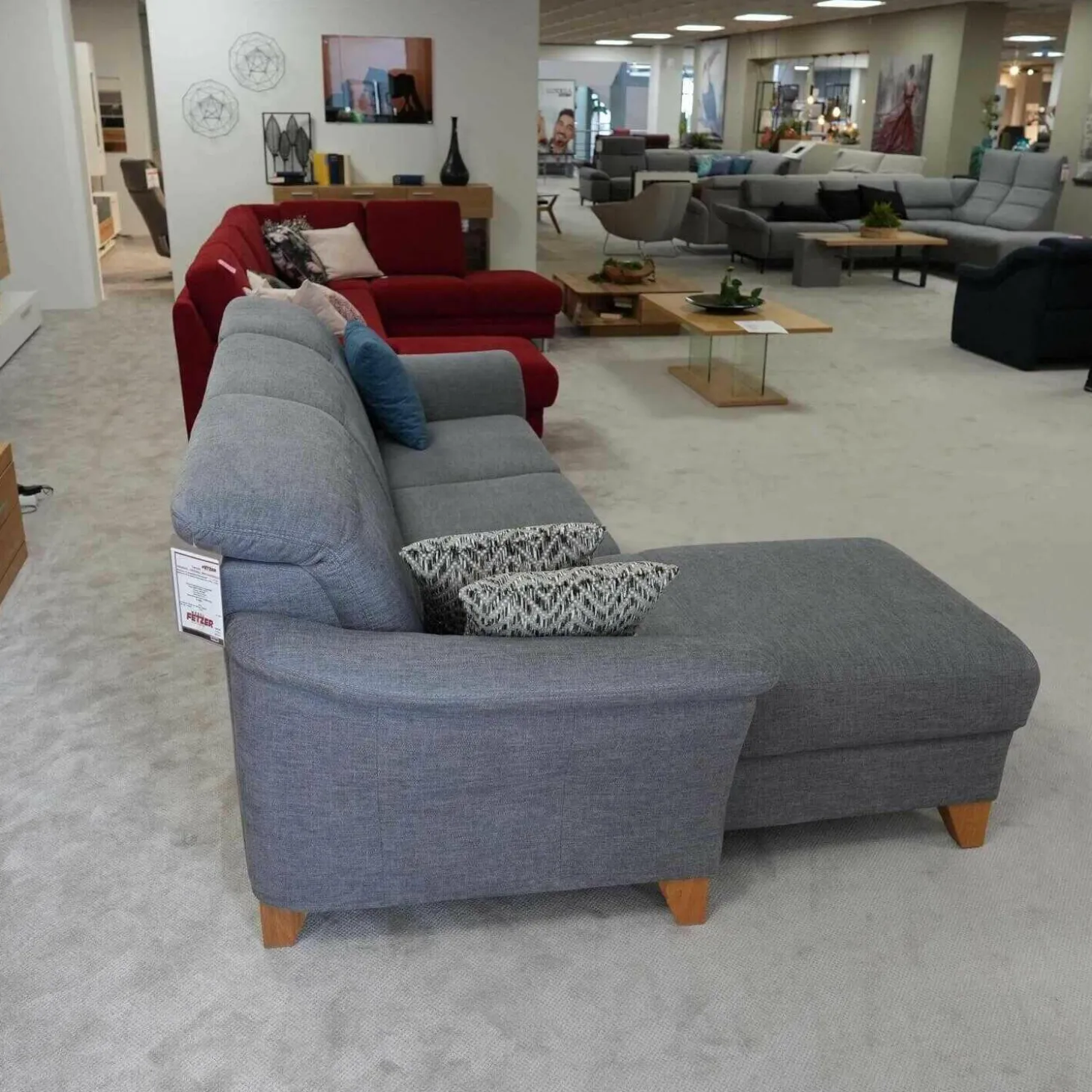 Sofa S189 Calisto Stoff 0815 Grau 18