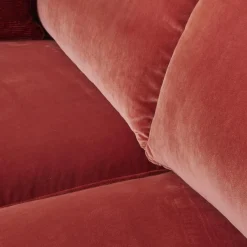 Sofa Saloni 135 3001 Stoff City Velvet CA 7832 063 Mit Keder Füßen Schwarz Inklusive Kopfstütze Und Kissen