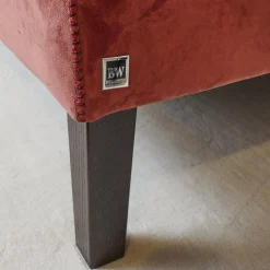 Sofa Saloni 135 3001 Stoff City Velvet CA 7832 063 Mit Keder Füßen Schwarz Inklusive Kopfstütze Und Kissen