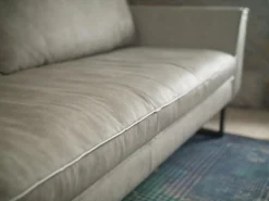 Sofa Sensation Leder 192 Rhino 19214 Grau Füße 600 M051518