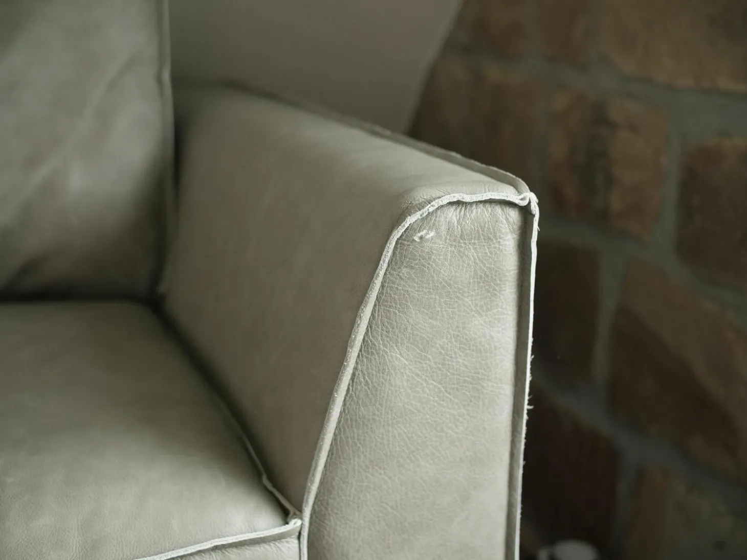 Sofa Sensation Leder 192 Rhino 19214 Grau Füße 600 M051518