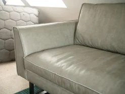 Sofa Sensation Leder 192 Rhino 19214 Grau Füße 600 M051518