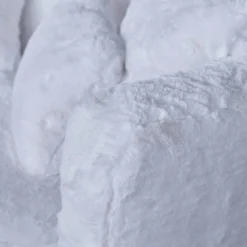 Sofa Serenity 2 Sitzer mit Fellbezug Saluki weiß