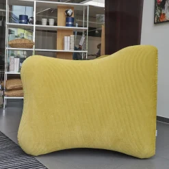 Sofa 2-Sitzer Bongo Bay Stoff 4490 Farbe 75 Gelb Inklusive 2 Kissen