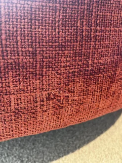 Sofa Sofia Stoff Smoothie Rostbraun 15 28 Füße Metall Schwarz Pulverbeschichtet