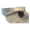 Sofa Soulmate Stoff Zoey 171 Creme Beige Gestell Massivholz Füße Kunststoff Schwarz