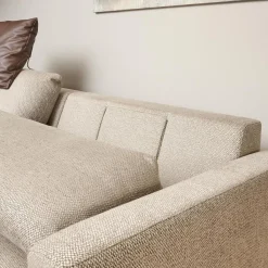 Sofa Spirit Stoff Emira BW 1732 272 Beige Gestell Metall Bronze Matt Inklusive Rückenverstellung