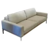 Sofa Spirit Stoff Simple Fb 080 Gestell Holz Esche Metallfuß Chrom Glanz