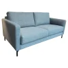Sofa Tino Bezug Stoff Gavarni Blau Grau Mit Taschenfederkern