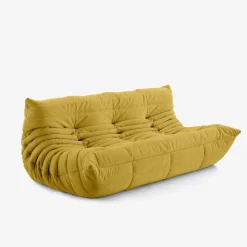 Sofa Togo Stoff A Alcantara Curry Gelb