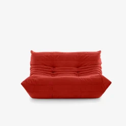 Sofa Togo Stoff Alcantara A Goya Red Rot